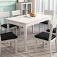 Modern Style Rubberwood Dining Table Rectangle Table with 4 Legs for Home Clearhalo ' dining_table' 'Dining Tables & Seating' 'Dining Tables' 'furn' 'furn_dining_table' 'Furniture' 'furniture_dining_table' 'Kitchen & Dining Furniture' 'kitchen&dining_furn' 'kitchen' 'kitchen_dining_table' 1200x1200_54dfd2bf-a7a6-4fa6-bd98-49080dd73b3b
