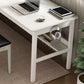 Modern Wood Writing Writing Desk 21.65 "de ancho Wood Wood Desk para el hogar
