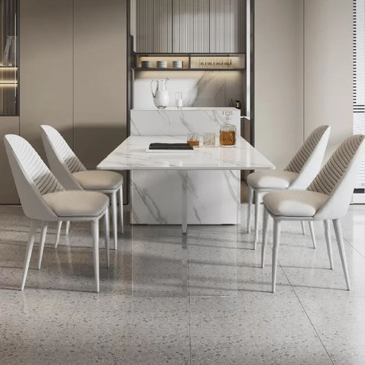 Set da tavolo da pranzo acrilico minimalista 1/4/5 pezzi di casa e sedie