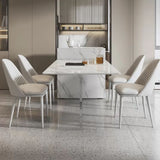 Set da tavolo da pranzo acrilico minimalista 1/4/5 pezzi di casa e sedie