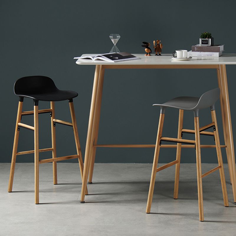 Modern Style Bar-stool Wooden Counter Bar Stool for Restaurant Clearhalo 'Bar Furniture' 'Bar Stools' 'bar_stools' 'furn' 'furn_bar_stools' 'Furniture' 'furniture_bar_stools' 'Kitchen & Dining Furniture' 1200x1200_54e26442-f9fe-4ca1-8426-765b2e35e0d6