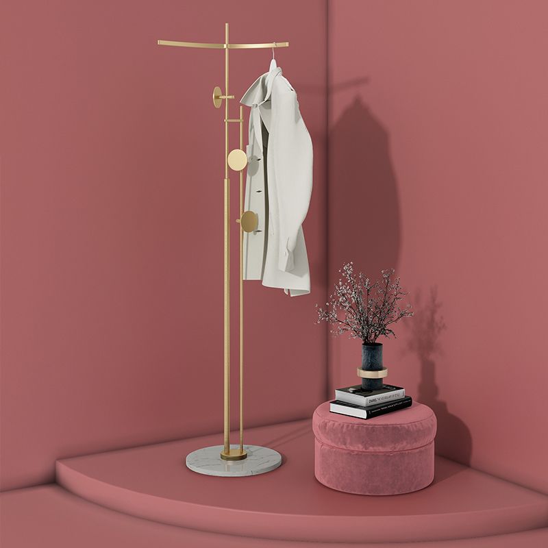 Hall Tree Modern Style Magnificent Metal Panger Hanger Horizontal Bar Hall Stand