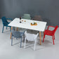 Modern Plastic Indoor-Outdoor Chairs Slat Back Arm Chair for Restaurant Clearhalo ' kitchen&dining_furn' 'Dining Chairs' 'Dining Tables & Seating' 'dining_chair' 'furn' 'furn_dining_chair' 'Furniture' 'furniture_dining_chair' 'Kitchen & Dining Furniture' 'kitchen' 1200x1200_54e52c49-ff34-4dfd-925f-c31e504d8297