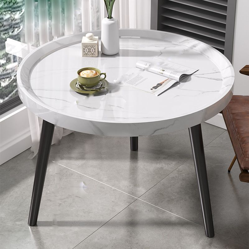 Modern 3 Legs Wooden Coffee Table Round Top Shape Cocktail Table for Living Room Clearhalo 'Coffee & Accent Tables' 'Coffee Tables' 'coffee_tables' 'furn' 'furn_coffee_tables' 'Furniture' 'Living Room Furniture' 1200x1200_54e52e6e-8425-45b3-a394-404458e6f952