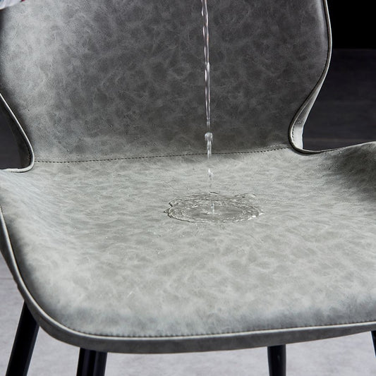 Modern Upholstered Armless Dining Chairs Wingback Side Chairs with Metal Legs Clearhalo ' kitchen&dining_furn' 'Dining Chairs' 'Dining Tables & Seating' 'dining_chair' 'furn' 'furn_dining_chair' 'Furniture' 'furniture_dining_chair' 'Kitchen & Dining Furniture' 'kitchen' 1200x1200_54e72a11-36bd-4227-a554-c1e2cdc23380