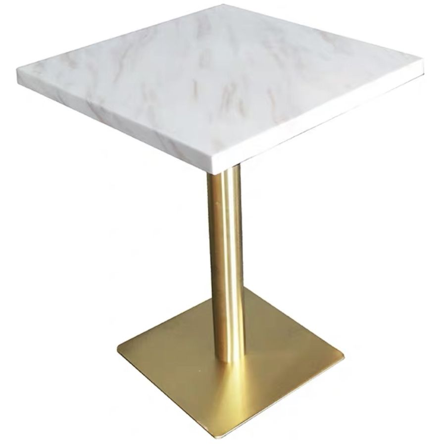 Metal Industrial Pedestal Dining Table Marble Top Table for Dining Room Clearhalo ' dining_table' 'Dining Tables & Seating' 'Dining Tables' 'furn' 'furn_dining_table' 'Furniture' 'furniture_dining_table' 'Kitchen & Dining Furniture' 'kitchen&dining_furn' 'kitchen' 'kitchen_dining_table' 1200x1200_54e8a650-44da-46cf-aa4f-56f4fe7abe07