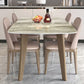 Minimalist Style White Slate Dining Table Rectangular Formal Dinette Set with Wood Base Clearhalo 'Dining Room Sets' 'Dining Tables & Seating' 'dining_room_set' 'furn' 'furn_dining_room_set' 'Furniture' 'furniture_dining_room_set' 'Kitchen & Dining Furniture' 'kitchen&dining_furn' 'kitchen' 1200x1200_54e94ad8-adc1-46d1-8439-46d9de4684dd