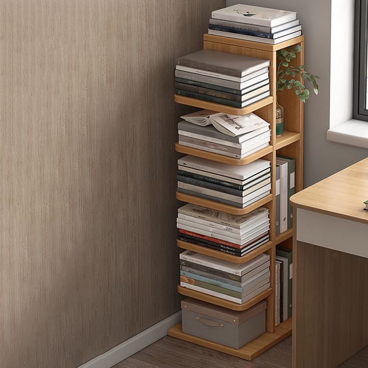 13.78"W Bookshelf Contemporary Style Bookcase for Home and Office