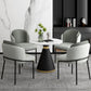 Glam 1/2/5 Pieces Round Dining Set Sintered Stone Dining Table Set for Restaurant Clearhalo 'Dining Room Sets' 'Dining Tables & Seating' 'dining_room_set' 'furn' 'furn_dining_room_set' 'Furniture' 'furniture_dining_room_set' 'Kitchen & Dining Furniture' 'kitchen&dining_furn' 'kitchen' 1200x1200_54e9a683-6a41-4d47-af6f-900f188c2f54