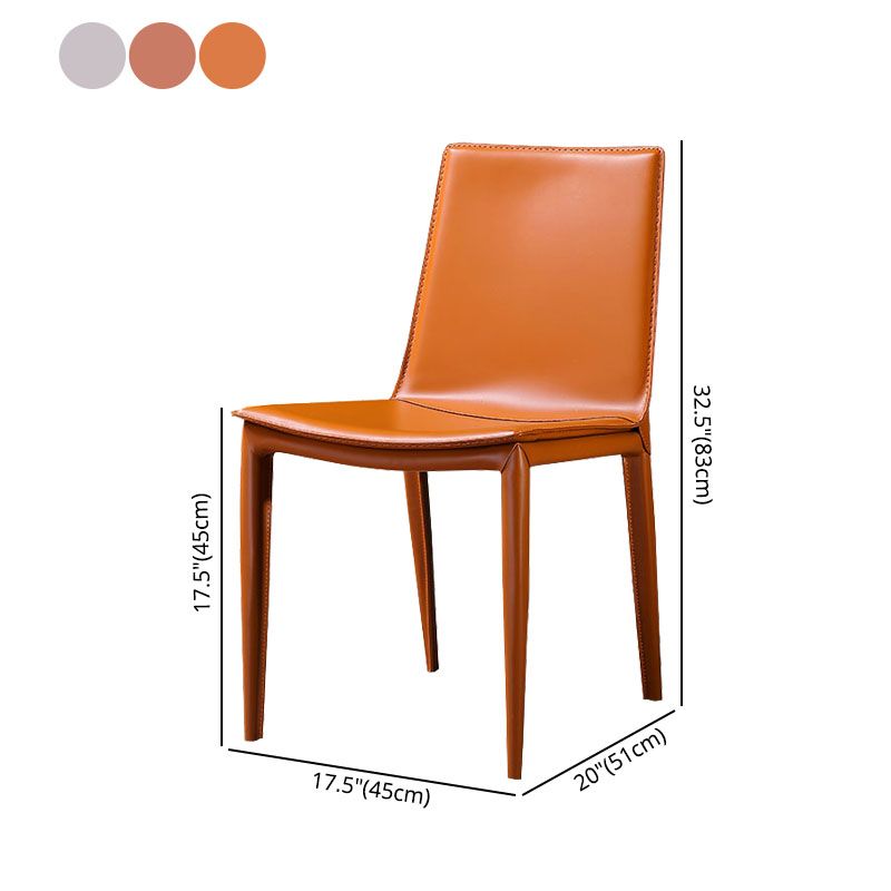Contemporary Style Dining Chairs Armless Metal Side Chairs for Kitchen Clearhalo ' kitchen&dining_furn' 'Dining Chairs' 'Dining Tables & Seating' 'dining_chair' 'furn' 'furn_dining_chair' 'Furniture' 'furniture_dining_chair' 'Kitchen & Dining Furniture' 'kitchen' 1200x1200_54e9a7f7-30d6-473e-bf99-0248fdd2da25