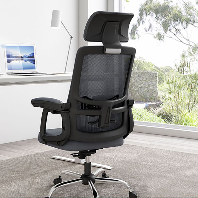 Mesh High Back Office Stuhl für zeitgenössische ergonomische Waffenstuhl mit Kopfstütze