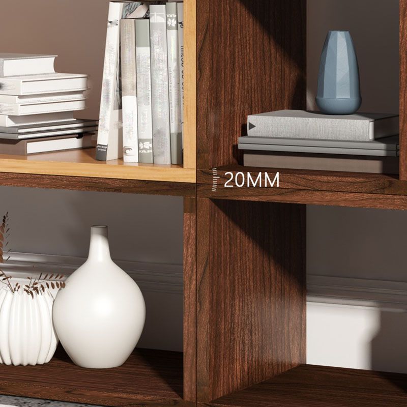 Libreria con libreria a goccia aperta in legno per la casa