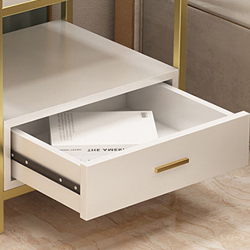 Cajones incluidos cabina de noche Mesa nocturna contemporánea para dormitorio