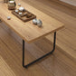 Contemporary Sled Coffee Table Solid Wood Coffee Cocktail Table Clearhalo 'Coffee & Accent Tables' 'Coffee Tables' 'coffee_tables' 'furn' 'furn_coffee_tables' 'Furniture' 'Living Room Furniture' 1200x1200_54f24170-ce5a-49b6-82fe-11ace577c822