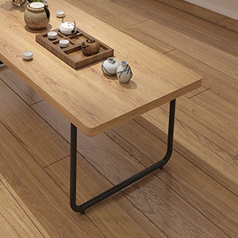 Contemporary Sled Coffee Table Solid Wood Coffee Cocktail Table Clearhalo 'Coffee & Accent Tables' 'Coffee Tables' 'coffee_tables' 'furn' 'furn_coffee_tables' 'Furniture' 'Living Room Furniture' 1200x1200_54f24170-ce5a-49b6-82fe-11ace577c822