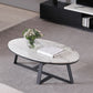 Marble Oval Coffee Table Metal Frame Abstract Cocktail Table Clearhalo 'Coffee & Accent Tables' 'Coffee Tables' 'coffee_tables' 'furn' 'furn_coffee_tables' 'Furniture' 'Living Room Furniture' 1200x1200_54f27dd5-577c-4682-bcfe-2b8619085eda