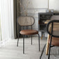 Chaises de salle à manger sans bras tapissées, chaise latérale de salle à manger industrielle