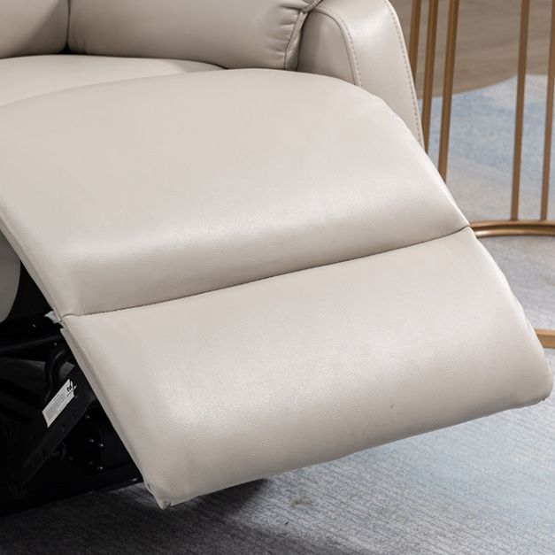 Contemporary Leather Recliner 32.7" Wide Standard Recliner with Footrest Clearhalo 'Chairs & Seating' 'furn' 'furn_recliners' 'Furniture' 'Living Room Furniture' 'Recliners' 1200x1200_54f2ff3c-7bd6-48b1-95fe-11bc7ce704c7