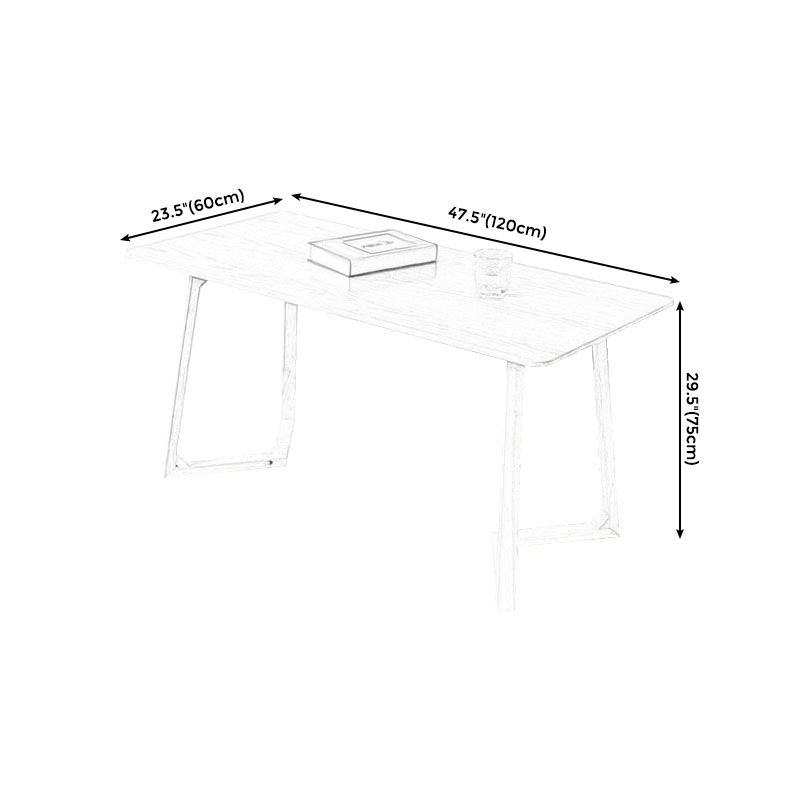 Solid Wood Sled Coffee Table in Oak/Brown, Modern Round/Rectangle Table Clearhalo 'Coffee & Accent Tables' 'Coffee Tables' 'coffee_tables' 'furn' 'furn_coffee_tables' 'Furniture' 'furniture_coffee_tables' 'Living Room Furniture' 1200x1200_54f3eb3f-9b96-4358-9e4f-e8bce0b71059