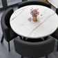 Modern Wood Dining Table Set 5 Pieces Dining Set for Home Use