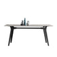 Gray Stone Top Table Rectangle Modern Dining Table with 4 Legs Clearhalo 'Dining Tables & Seating' 'Dining Tables' 'dining_table' 'furn' 'furn_dining_table' 'Furniture' 'Kitchen & Dining Furniture' 1200x1200_54f605c6-5613-4c86-aa49-d17cf2cd7f98