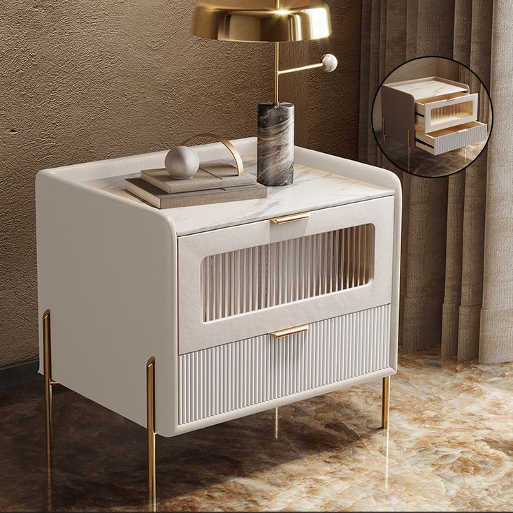 Glamourös 2-schüchternen Betten Nachttisch 20 '' großer Kiefernstein-Top-Nachttisch mit Beinen