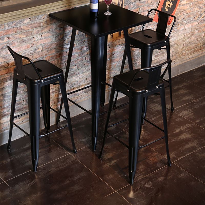 Industrial Black Metal Counter Stools Low Back Bristol Bar Stools with Square Seat Clearhalo 'Bar Furniture' 'Bar Stools' 'bar_stools' 'furn' 'furn_bar_stools' 'furniture_bar_stools' 'Kitchen & Dining Furniture' 'kitchen&dining_furn' 'kitchen' 'kitchen_furn' Furniture' 1200x1200_54fa7420-9fac-4818-841b-75bd40af802d