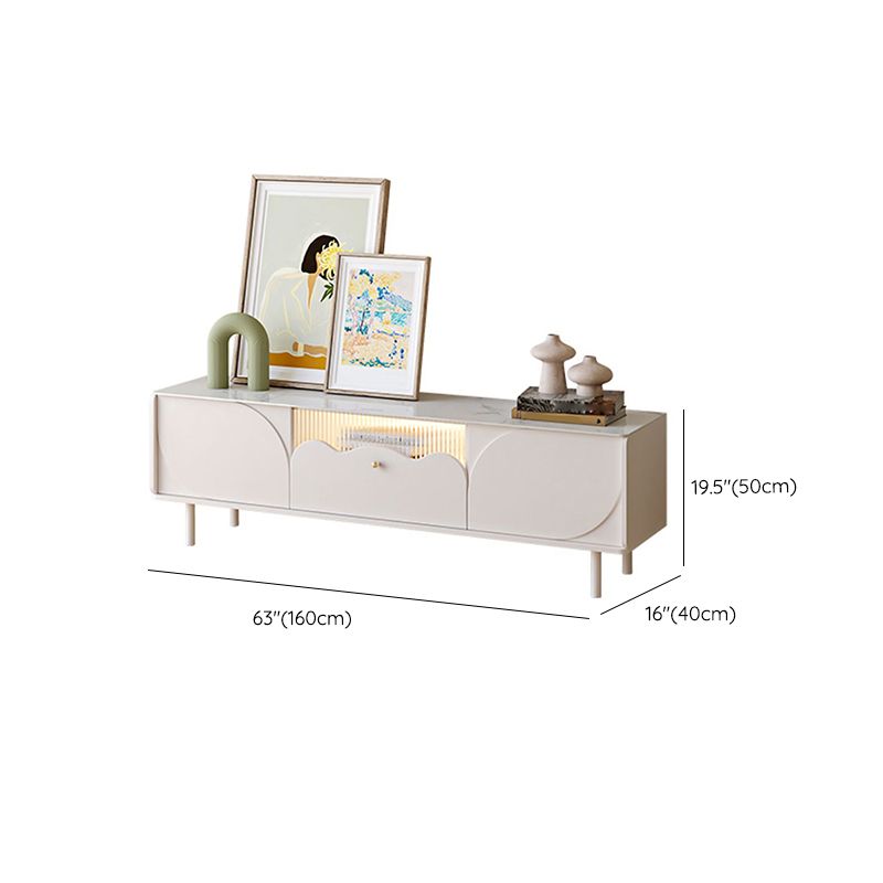 Contemporary Media Console Stone TV Media Console with Doors Clearhalo 'furn' 'furn_tv_stands_entertainment_centers' 'Furniture' 'Living Room Furniture' 'TV Stands & Entertainment Centers' 'TV Stands & Media Storage Furniture' 'tv_stands_entertainment_centers' 1200x1200_54fad3ea-a9ea-4ed0-80d1-423718e43a2c