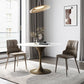 Contemporary Style Dinette Table Round Stone Furniture with Tulip Base Clearhalo ' dining_table' 'Dining Tables & Seating' 'Dining Tables' 'furn' 'furn_dining_table' 'Furniture' 'furniture_dining_table' 'Kitchen & Dining Furniture' 'kitchen&dining_furn' 'kitchen' 'kitchen_dining_table' 1200x1200_54fae10a-247b-4358-8950-e4d5031ec32d