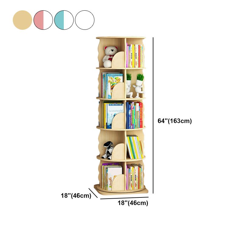 Scandinavian Style Bookshelf Closed Back Solid Wood Bookcase for Home Study Room Clearhalo 'Bookcases' 'furn' 'furn_bookcases' 'Furniture' 'furniture_bookcases' 'Office Furniture' 1200x1200_54fb52e9-a95e-4e4b-9510-50c9c85a1784