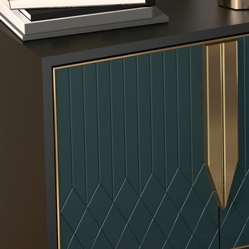 Contemporary Buffet Table Engineered Wood Sideboard Table with Doors for Kitchen Clearhalo 'buffet_sideboard' 'Buffets & Sideboards' 'furn' 'furn_buffet_sideboard' 'Furniture' 'Kitchen & Dining Furniture' 1200x1200_54fc6e00-5972-498a-bc7a-891b9eed594e