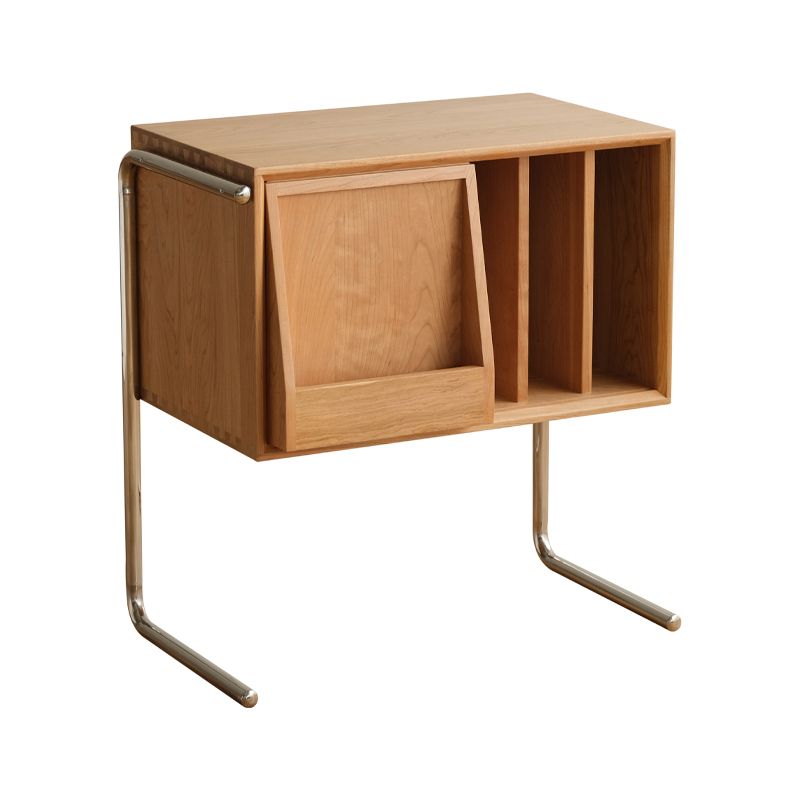 Moderner Stil Massivholz Bücherregal geschlossener Bücherregal mit Tür