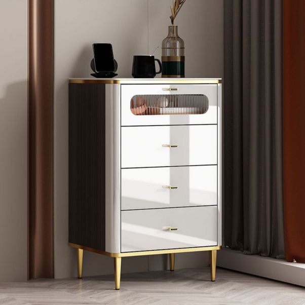 Classic glam comò in pietra per il petto di stoccaggio con cassetti