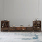 Glam TV Media Stand Tiroirs inclus TV Media Console avec pour le salon