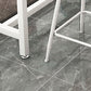 Outdoor 1/2/4/5 Pieces Counter Set Rectangle Industrial Metal Bar Pub Table Set