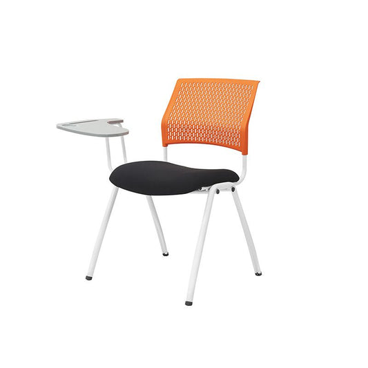 Sedia da scrivania contemporanea a metà schiena senza ruote sedia da ufficio a braccioless