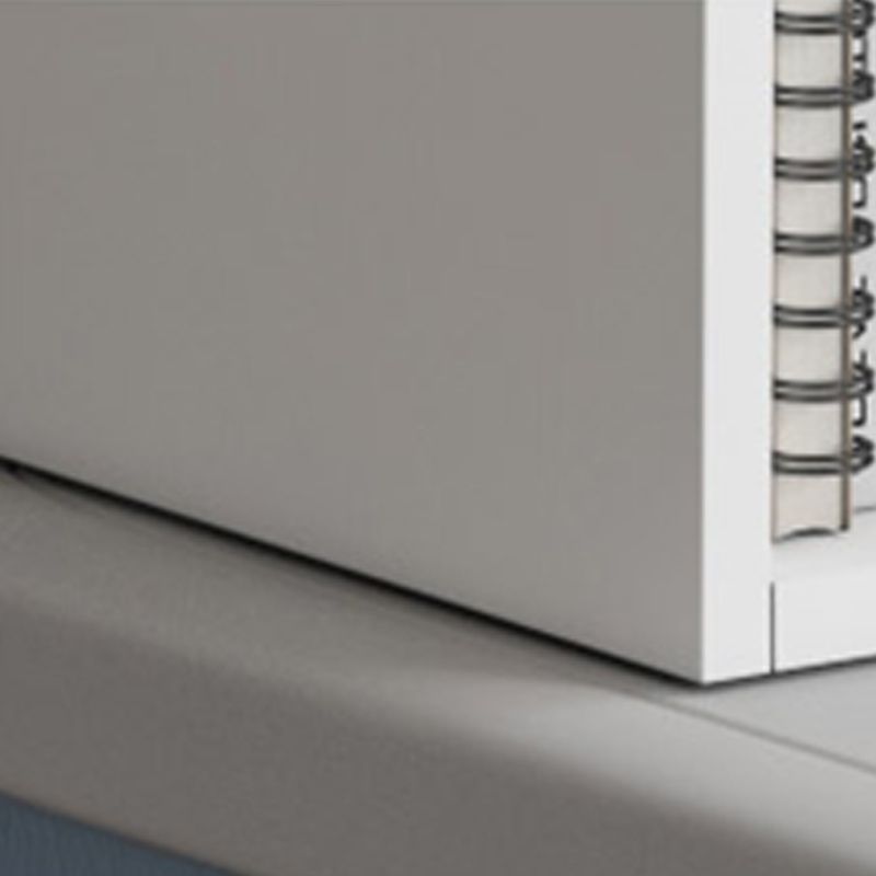 Modern Style Wood Bookshelf Closed Back Bookcase for Home Office