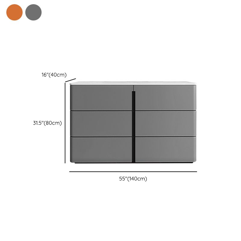 15.6-inch Width Contemporary Storage Chest Stone Dresser with 6/9 Drawers Clearhalo 'Bedroom Furniture' 'Dressers & Chests' 'dressers_chests' 'furn' 'furn_dressers_chests' 'Furniture' 1200x1200_550783d7-3fba-4323-911d-6a1aebf0d651