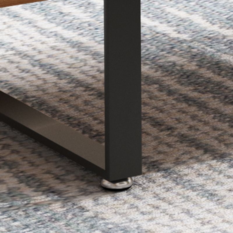 Mesa de cóctel de café rectangular nórdico mesa de café de trineo de madera