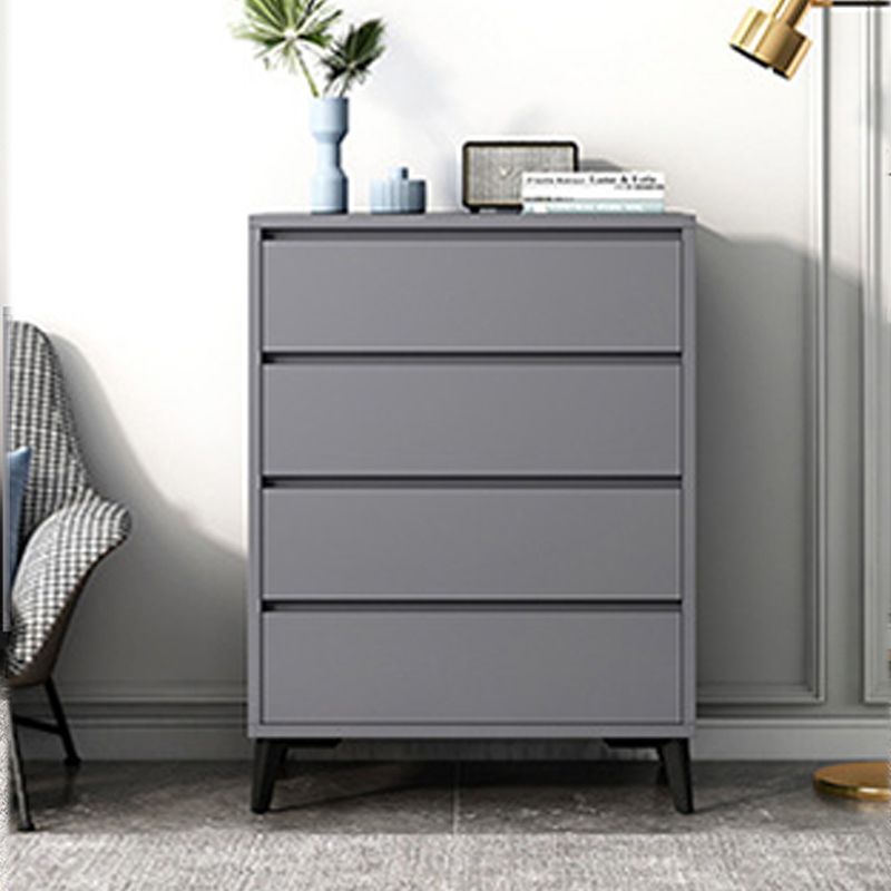 Cofre de almacenamiento de madera fabricado con cómoda moderna de 15,6 pulgadas W