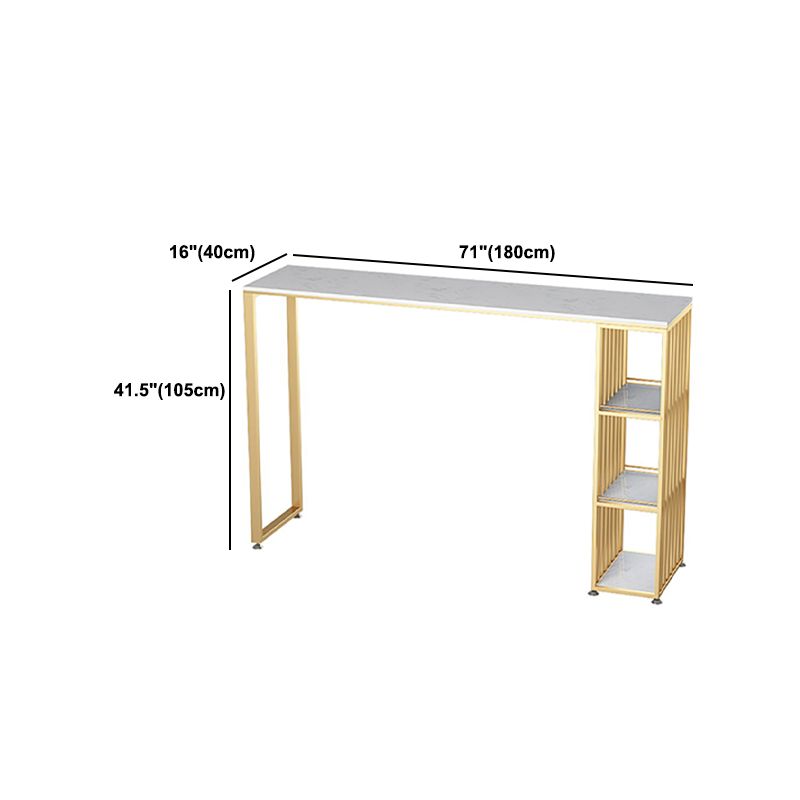Faux Marble Bar Table Set Glam Rectangle 1/2/3 Pieces Counter Table Clearhalo 'Bar Furniture' 'furn' 'furn_home_bar_bar_sets' 'Furniture' 'Home Bars & Bar Sets' 'home_bar_bar_sets' 'Kitchen & Dining Furniture' 1200x1200_5513ac1a-7bde-4ead-9e10-e77c73a35ef4