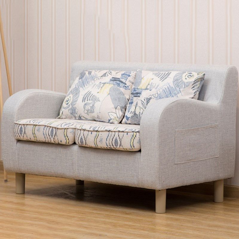 Linen Contemporary Sloped Arm Sofa Standard Sofa for Living Room, Apartment Clearhalo 'furn' 'furn_sofas' 'Furniture' 'furniture_sofas' 'Living Room Furniture' 'Sofa' 'sofas' 1200x1200_5517552c-aad7-43a5-a6ba-58d393a0f943