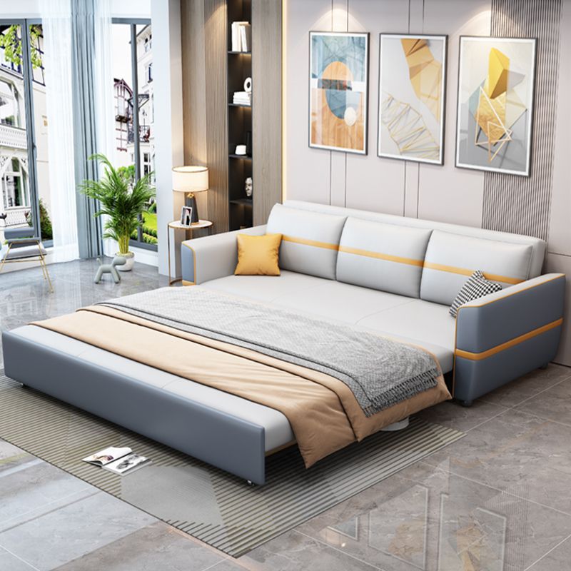 Divano convertibili convertibili imbottiti divano per dormiente in vetrina con archiviazione