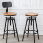 Contemporary Style Adjustable Bar-stool Round Counter Bar Stool for Kitchen