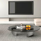 3 Legs Glass Single Coffee Table Tropical No Distressing Coffee Table
