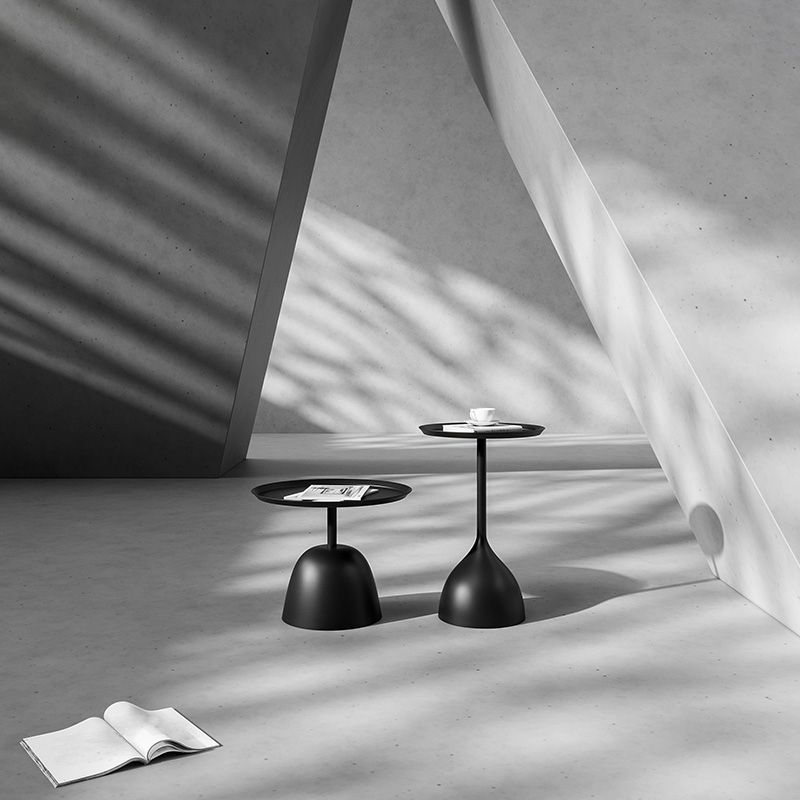 Table de conception de base de piédestal de style moderne médiéval table de table en métal circulaire