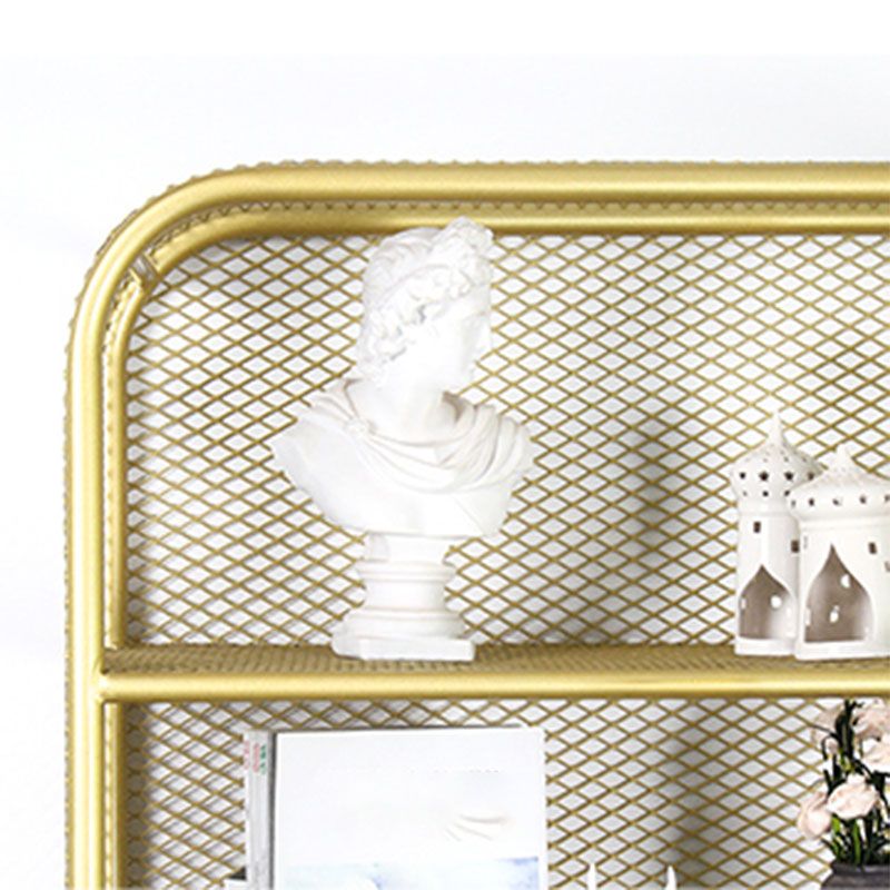 Estantería de metal de geometría estantería moderna de almacenamiento cerrado, 23.5 " / 31.5" W