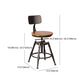 Industrial Style Barstool Rotatable and Liftable Cafe Bar Counter Height Stools Clearhalo 'Bar Furniture' 'Bar Stools' 'bar_stools' 'furn' 'furn_bar_stools' 'furniture_bar_stools' 'Kitchen & Dining Furniture' 'kitchen&dining_furn' 'kitchen' 'kitchen_furn' Furniture' 1200x1200_551bf776-eead-439a-a92d-24a6906d63aa