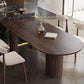 Contemporary Dining Table Solid Wood Table with 3 Legs for Dining Room Clearhalo ' dining_table' 'Dining Tables & Seating' 'Dining Tables' 'Furniture' 'furniture_dining_table' 'Kitchen & Dining Furniture' 'kitchen&dining_furn' 'kitchen' 'kitchen_dining_table' 1200x1200_551cb52e-ea53-4a62-99ed-123a80646d5e