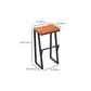 Glam Rectangle Pub Table Set 1/2/3/7 Pieces Pine Wood Top Bar Table with Metal Stools Clearhalo 'Bar Furniture' 'furn' 'furn_home_bar_bar_sets' 'Furniture' 'Home Bars & Bar Sets' 'home_bar_bar_sets' 'Kitchen & Dining Furniture' 1200x1200_551d8450-abbb-4f77-8811-68d6d49164fe